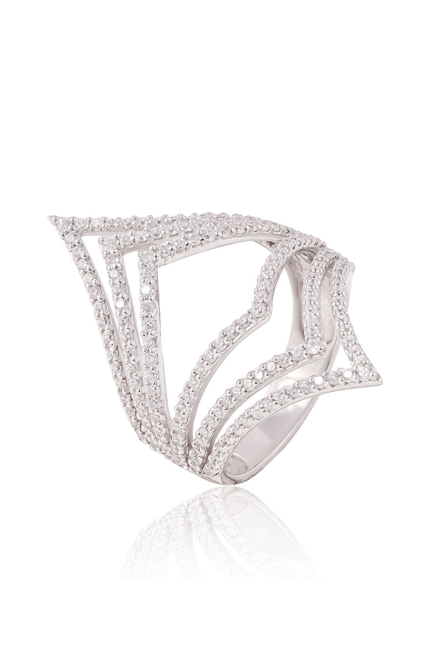 92.5 Sterling Silver Kaia Voltage Ring