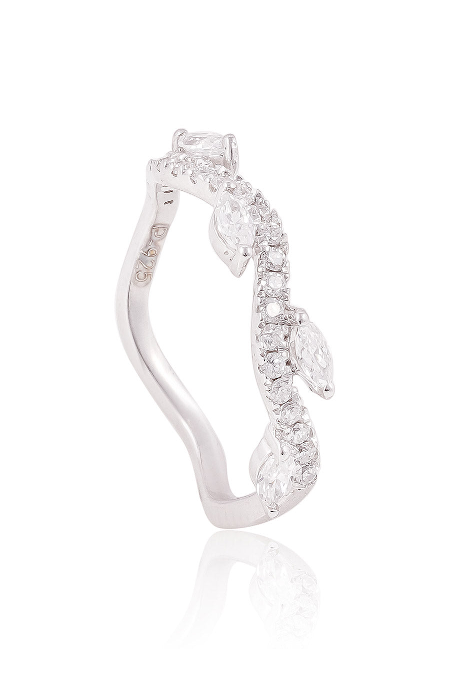 92.5 Sterling Silver Exilis Ring
