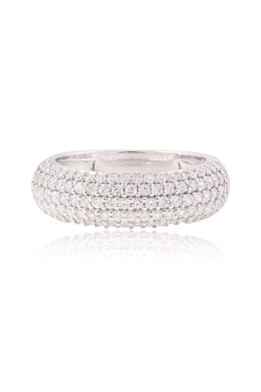 92.5 Sterling Silver Esperer Half Band Ring