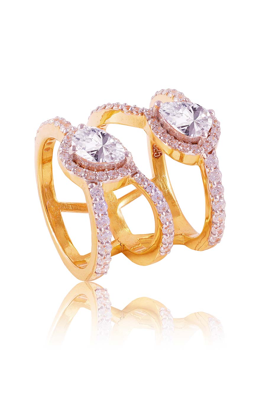 92.5 Sterling Silver Luxe Luminosity Ring