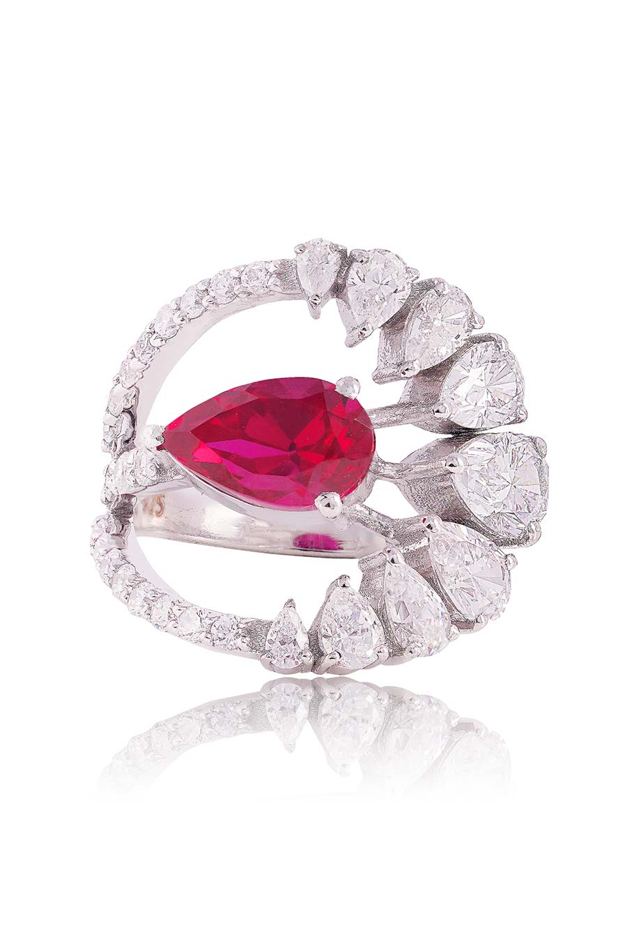 92.5 Sterling Silver Scarlet Rogue Ring