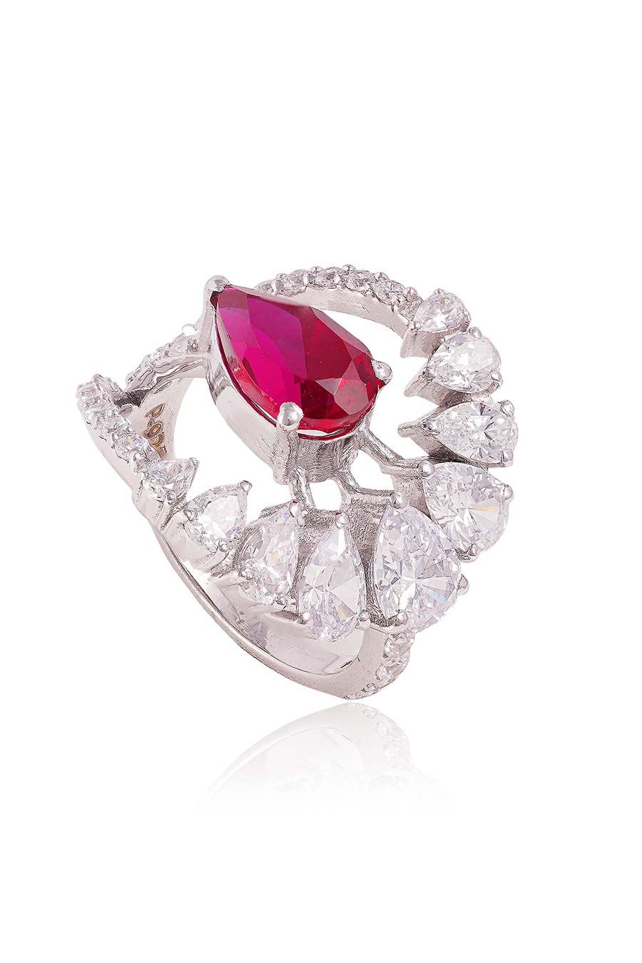 92.5 Sterling Silver Scarlet Rogue Ring