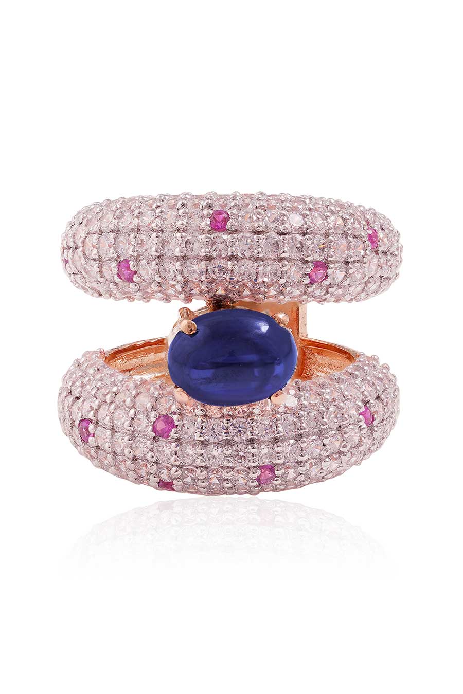 92.5 Sterling Silver Blue Nira Ring