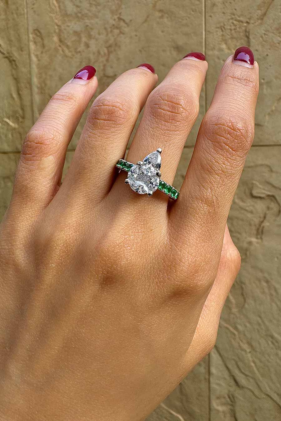 92.5 Sterling Silver Nina Gem Ring