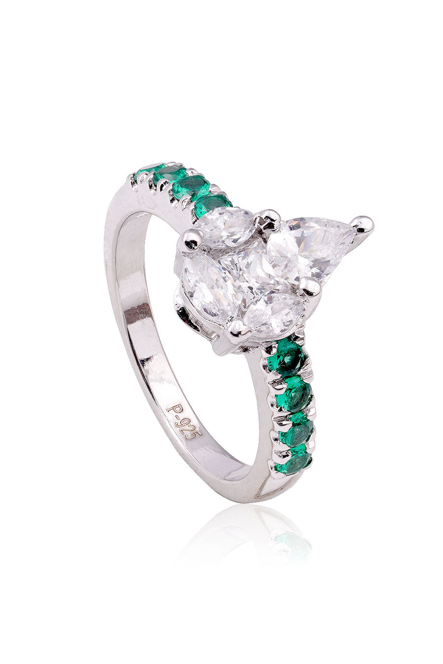 92.5 Sterling Silver Nina Gem Ring