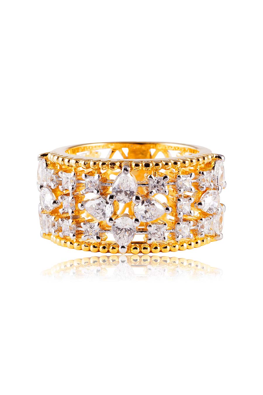 92.5 Sterling Silver Paragon Fleur Ring