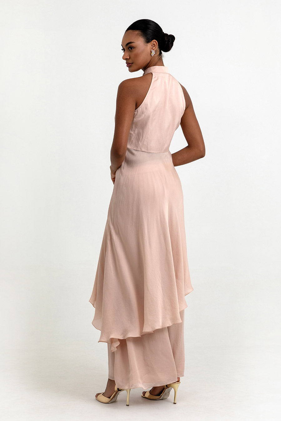 Haven Dusty Peach Organza Co-Ord Set