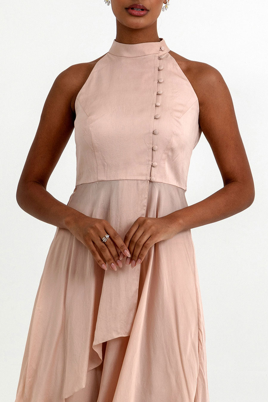 Haven Dusty Peach Organza Co-Ord Set