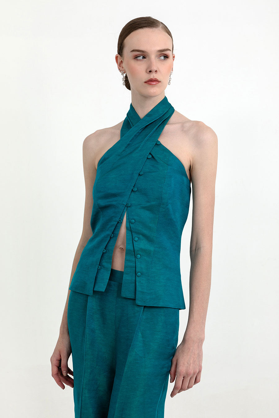 Skye Crystal Teal Co-Ord Set