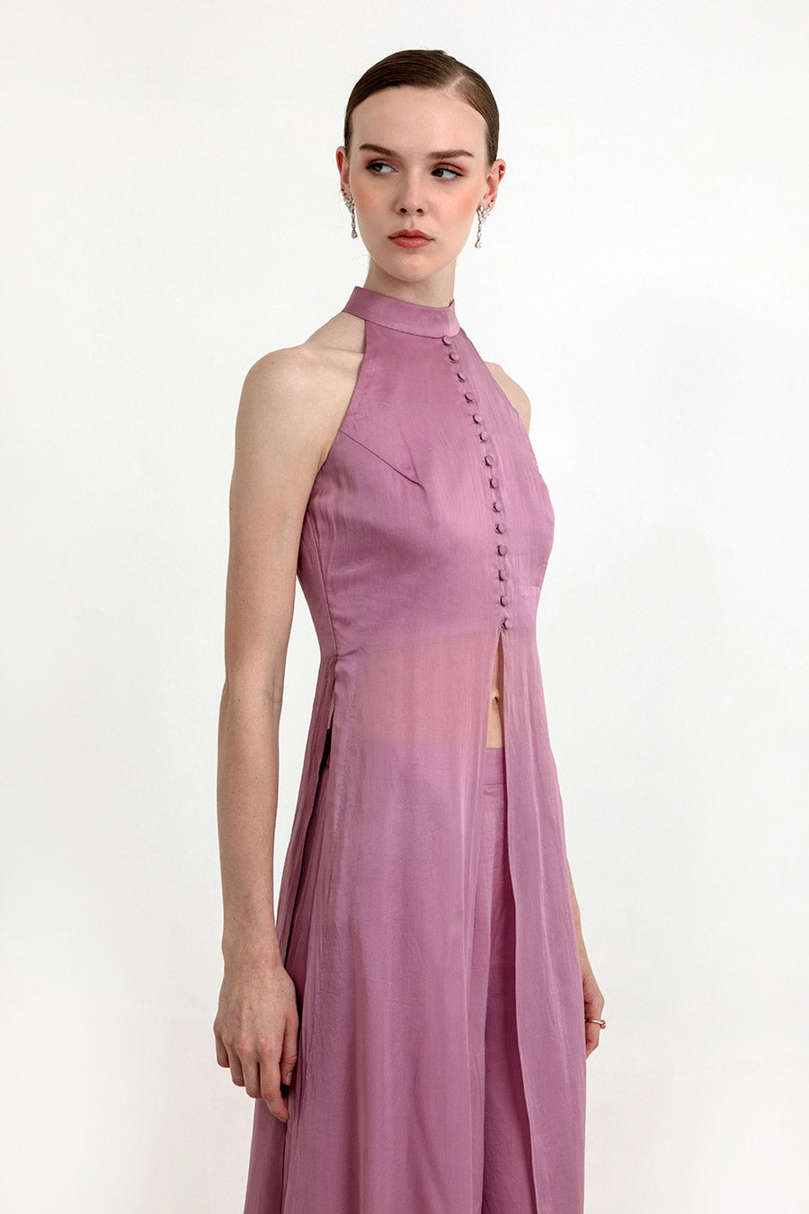 Evelyn Lilac Organza Co-Ord Set
