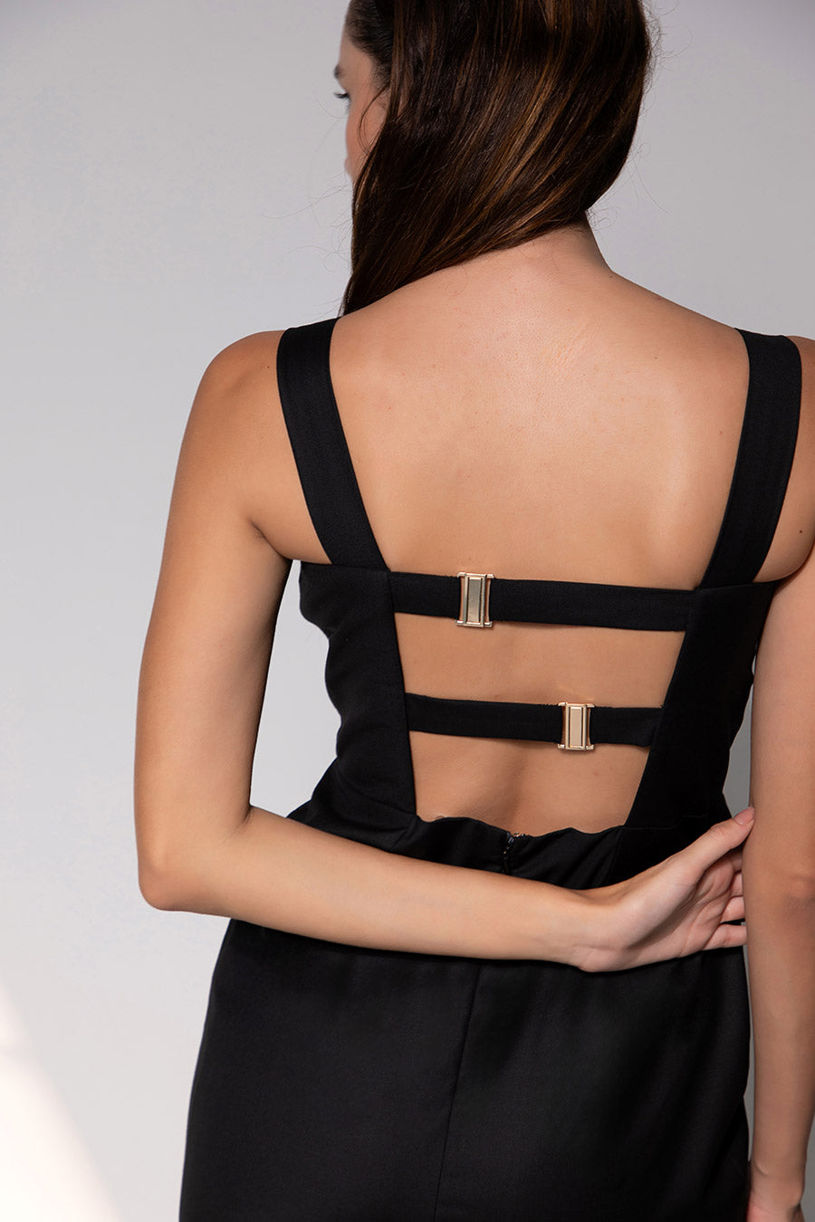 Midnight Noir Sweetheart Gown Dress