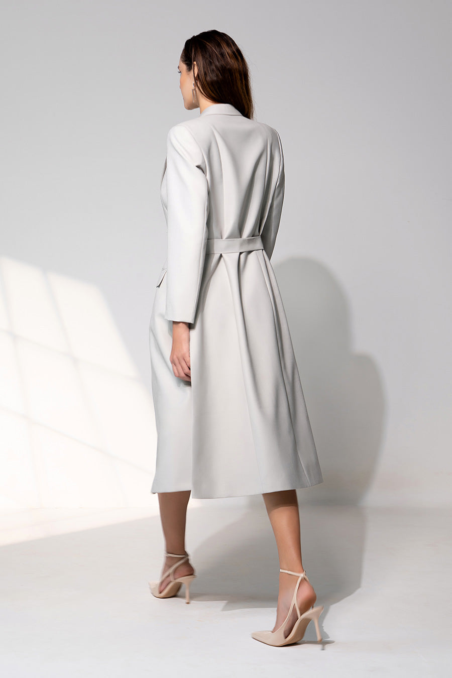 Sophia Grey Skirt Co-Ord Set With Blazer