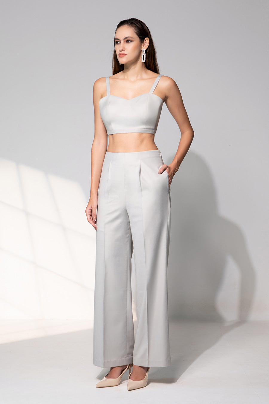 Josephine Grey Co-Ord Set With Blazer