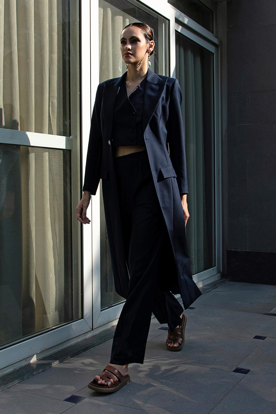 Augusta Midnight Blue 3-Piece Co-Ord Set