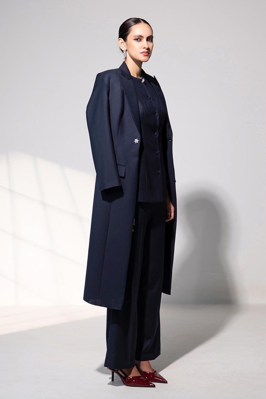 Seraphina Blue Co-Ord Set With Blazer