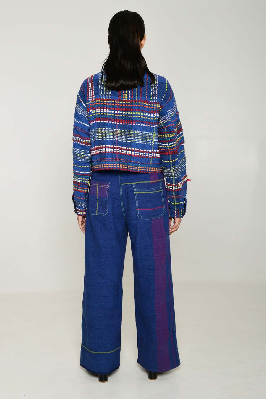 Blue Multi Recycle Unisex Hana Jacket