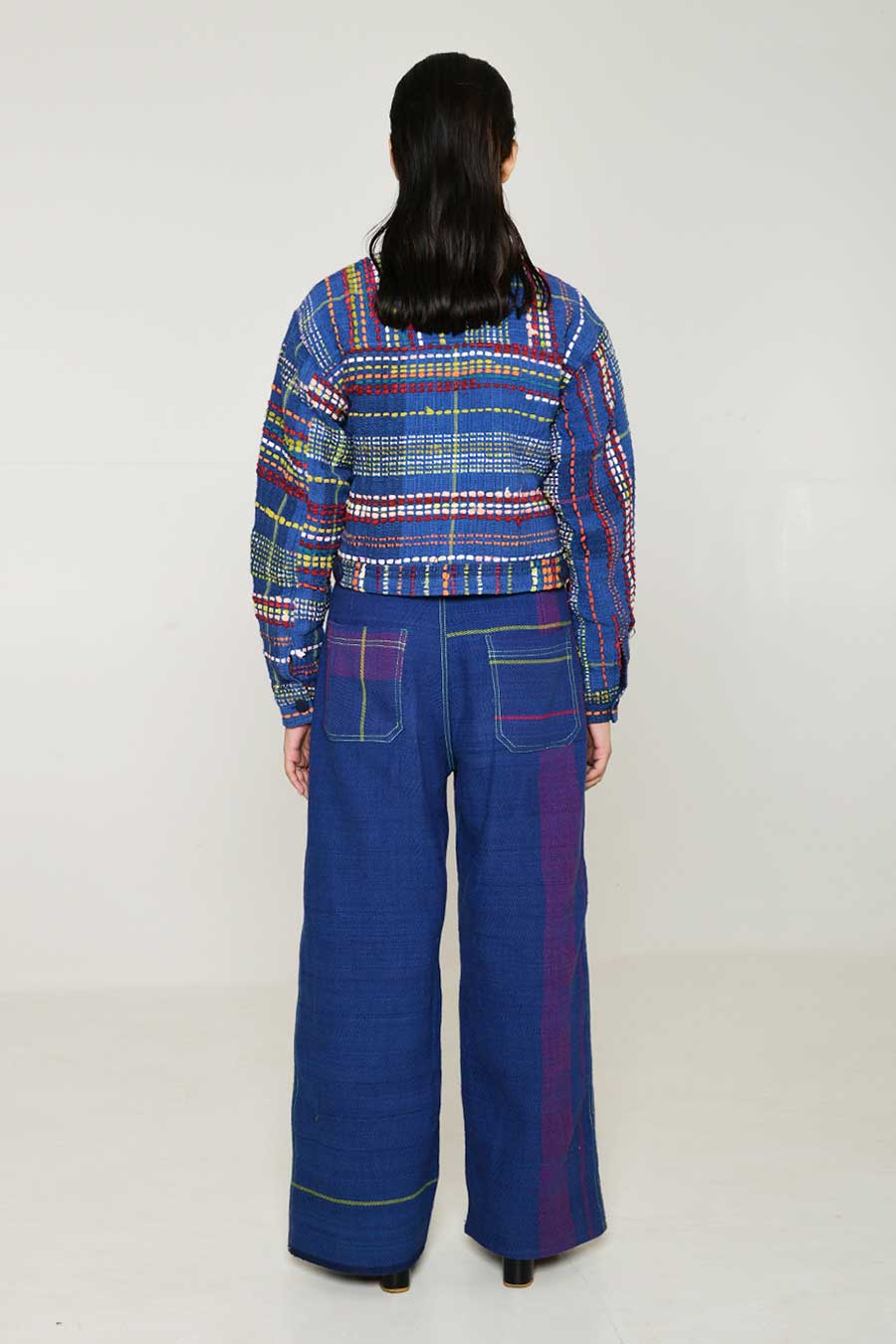 Blue Multi Recycle Unisex Ashai Jacket