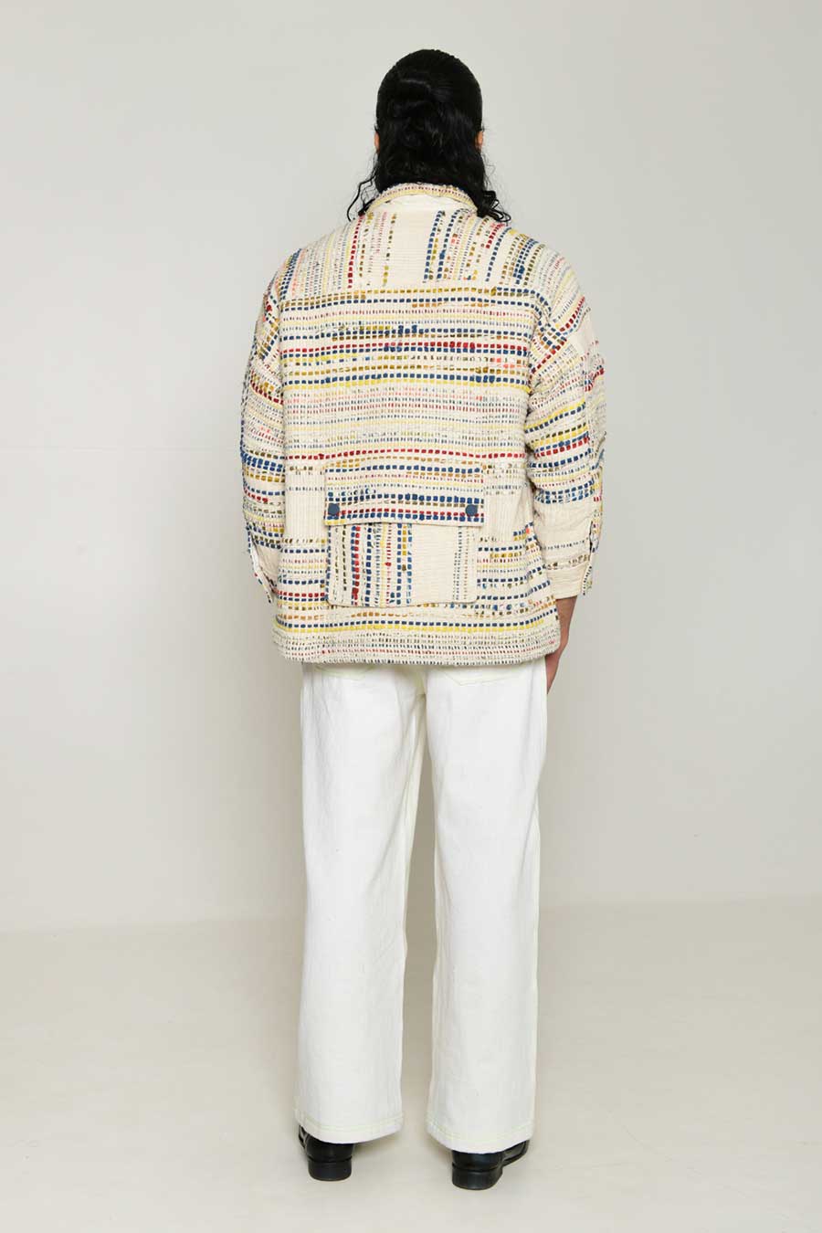 White Multi Recycle Unisex Itsuki Jacket