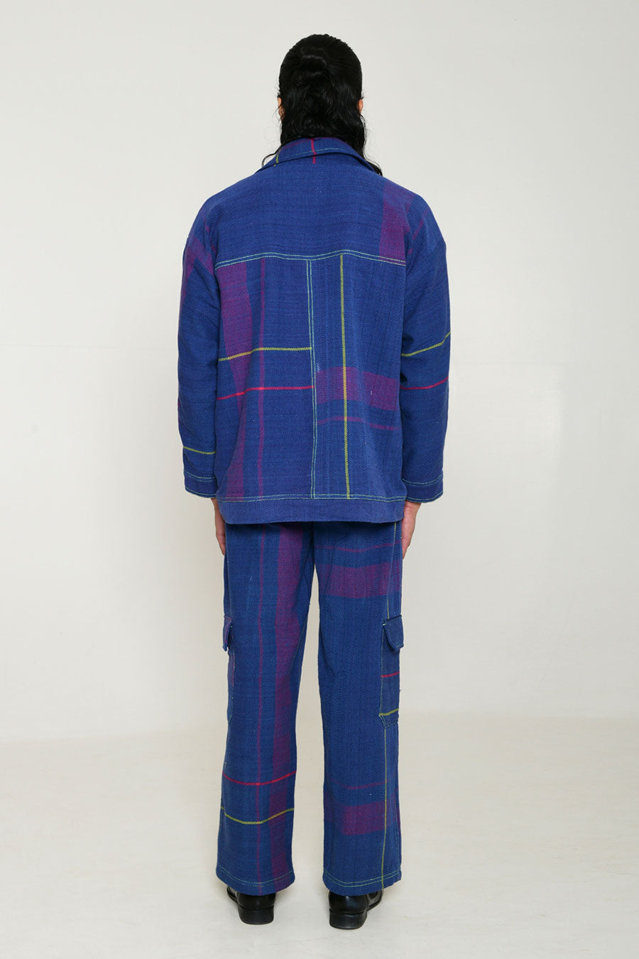Blue Recycle Unisex Kenji Shacket