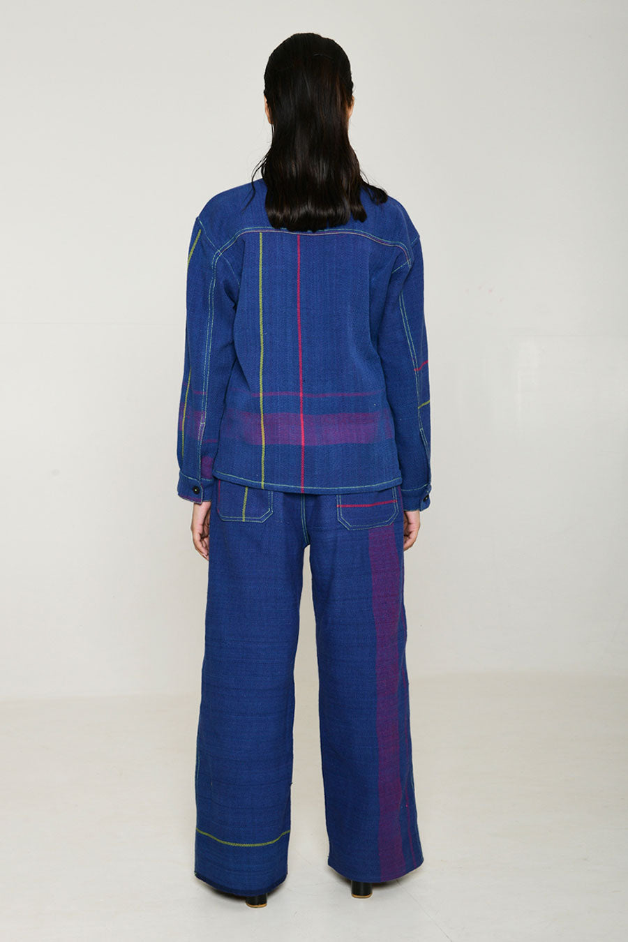 Blue Recycle Unisex Daiki Shacket