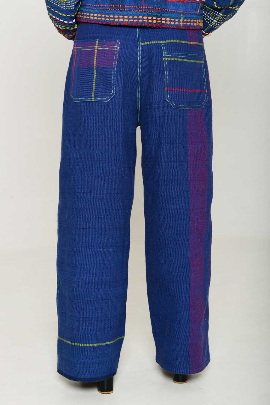 Blue Recycle Unisex Hideo Pants