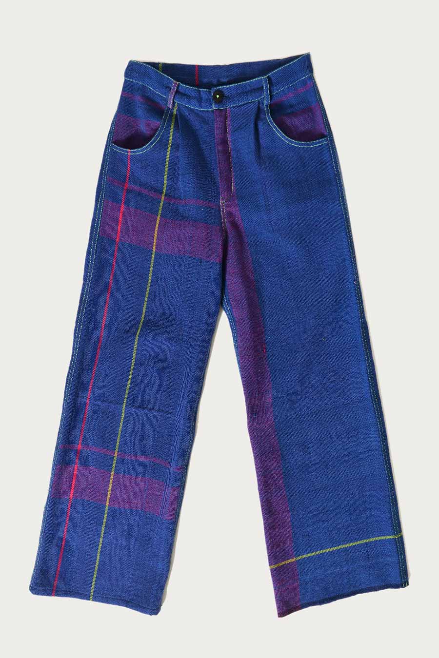 Blue Recycle Unisex Hideo Pants