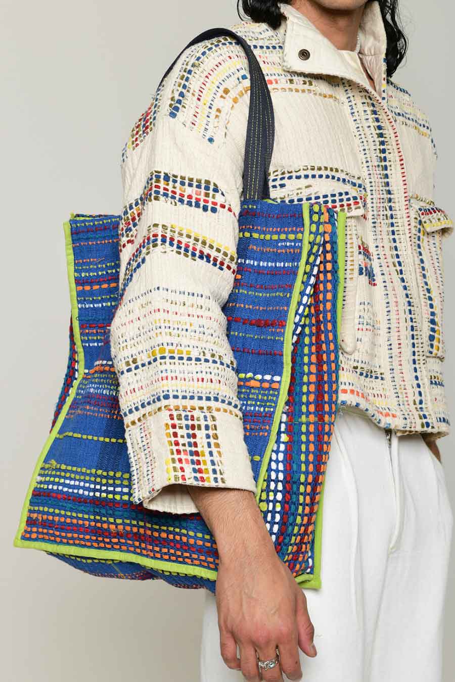Blue Multi Recycle Unisex Fumigo Bag