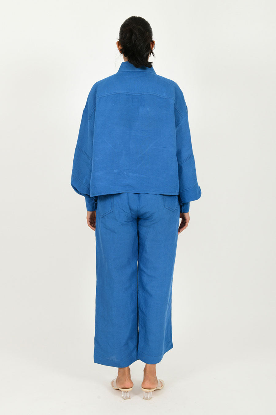 Classic Blue Linen Co-Ord Set