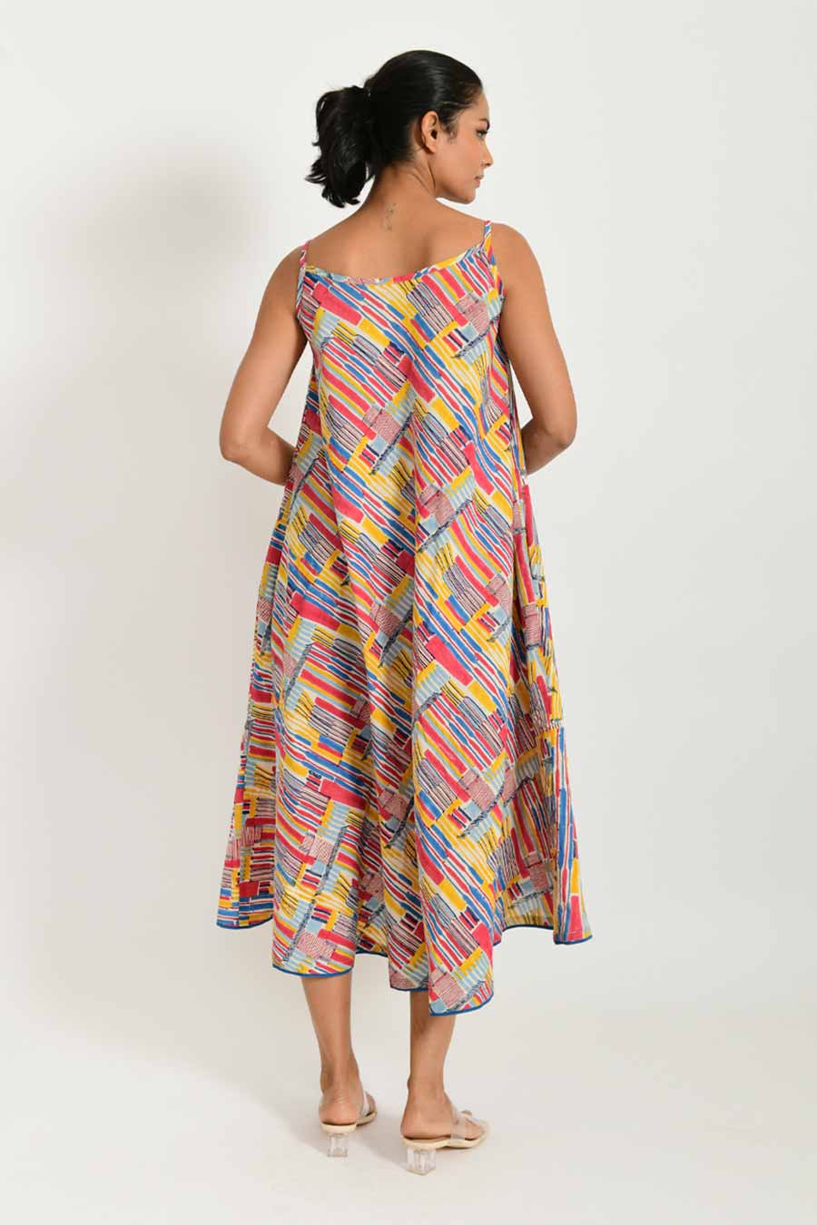 Scribble Organic Cotton Maxi Dress