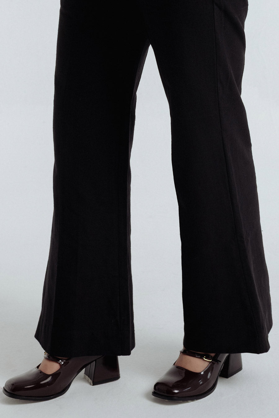 Black Fayra Cotton Pants