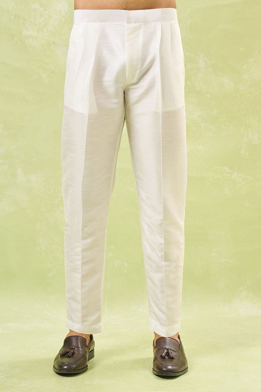 Off-White Embroidered Bandi Kurta Set