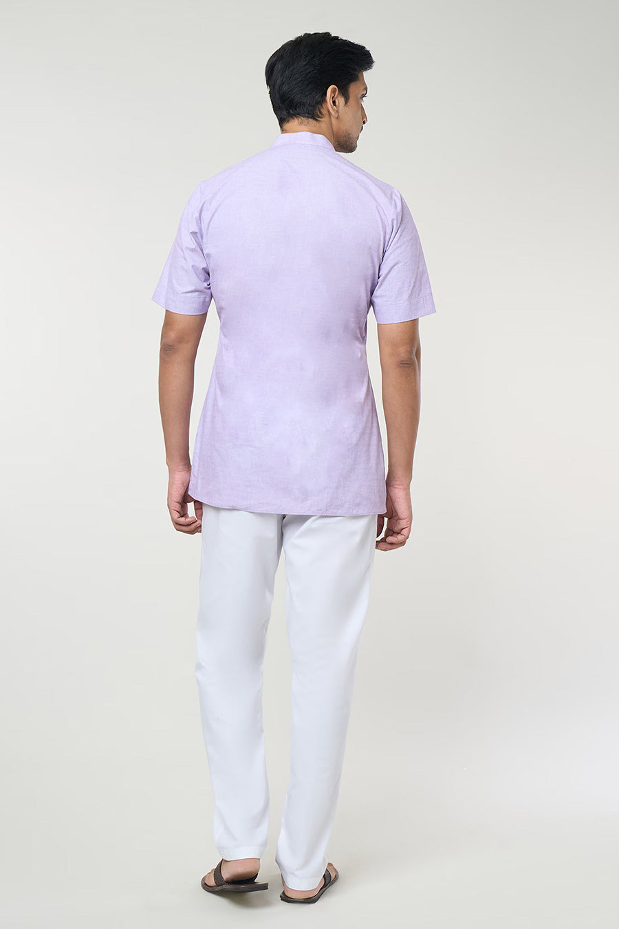 Lilac Pastel Short Kurta & Pant Co-Ord Set