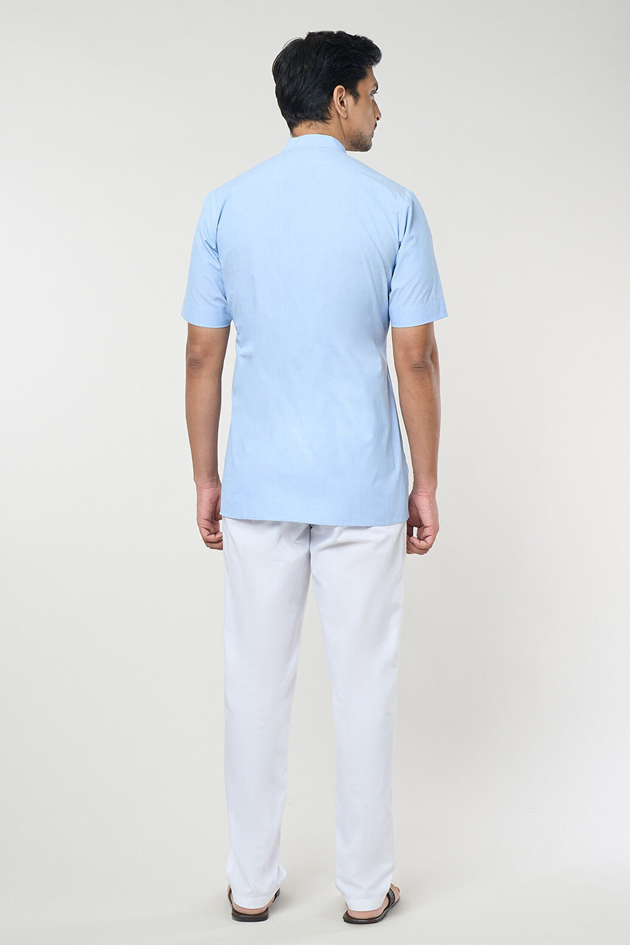Blue Pastel Short Kurta & Pant Co-Ord Set