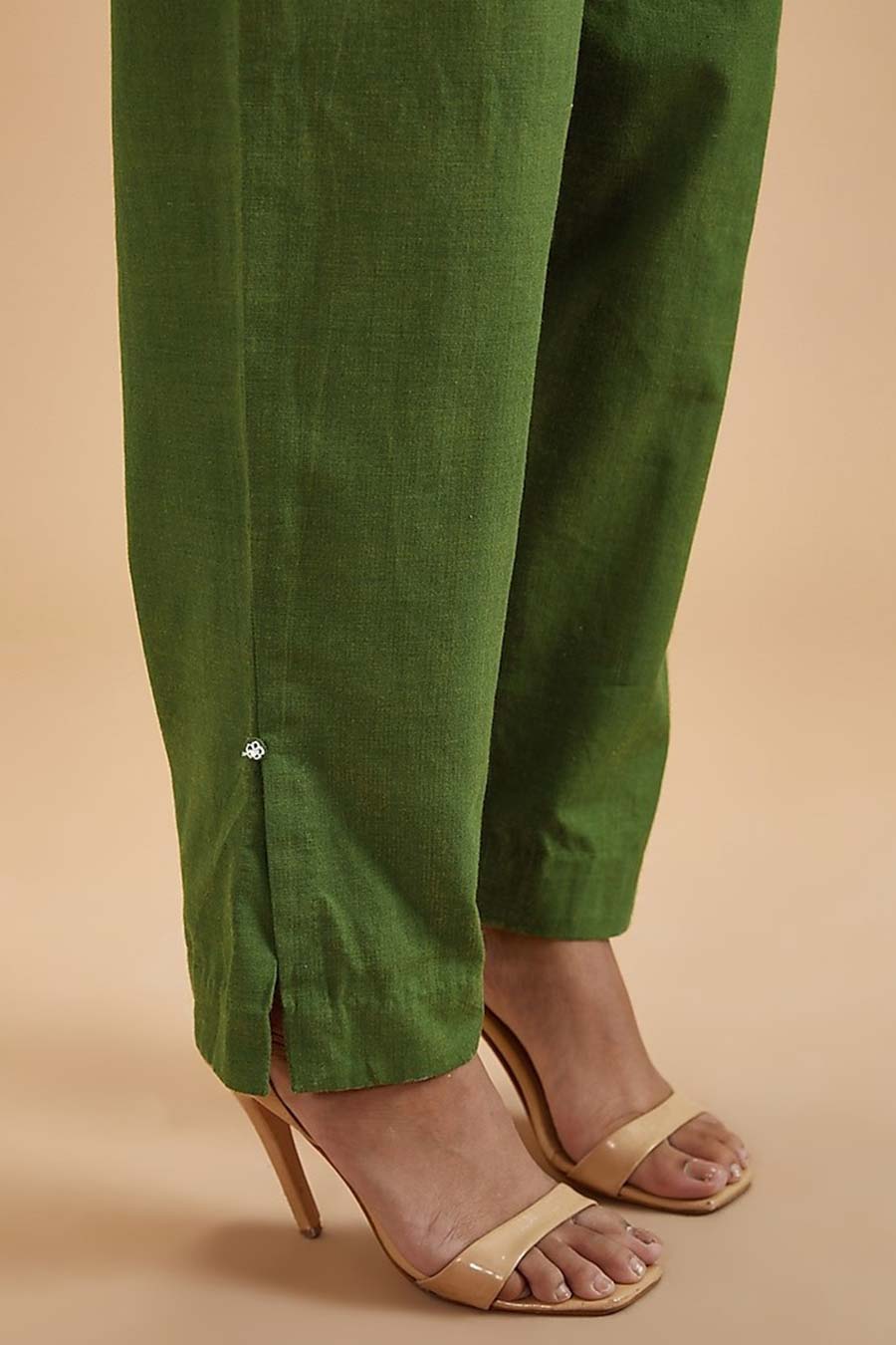 Basil Green Mom Fit Pants