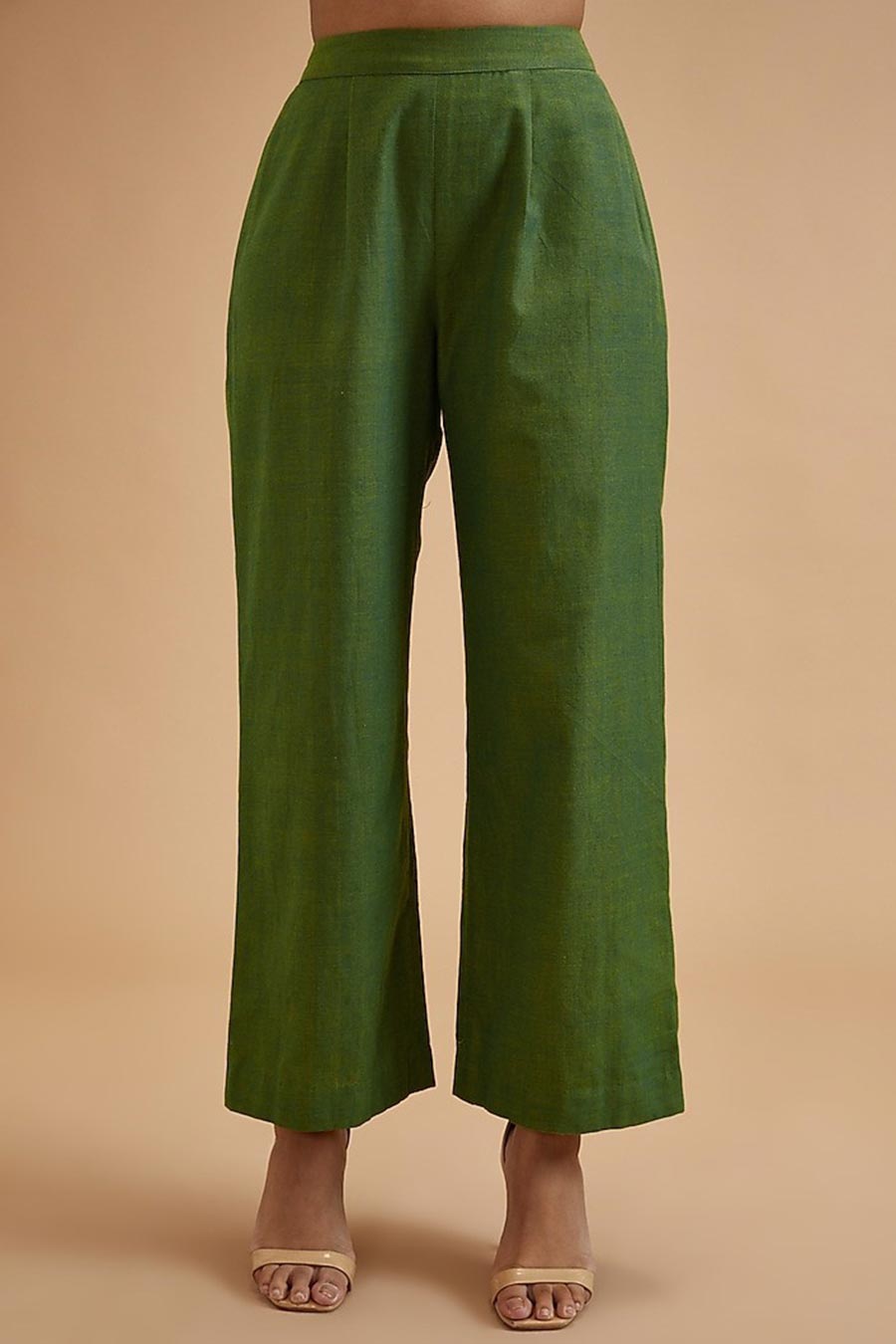 Basil Green Wide Leg Pants