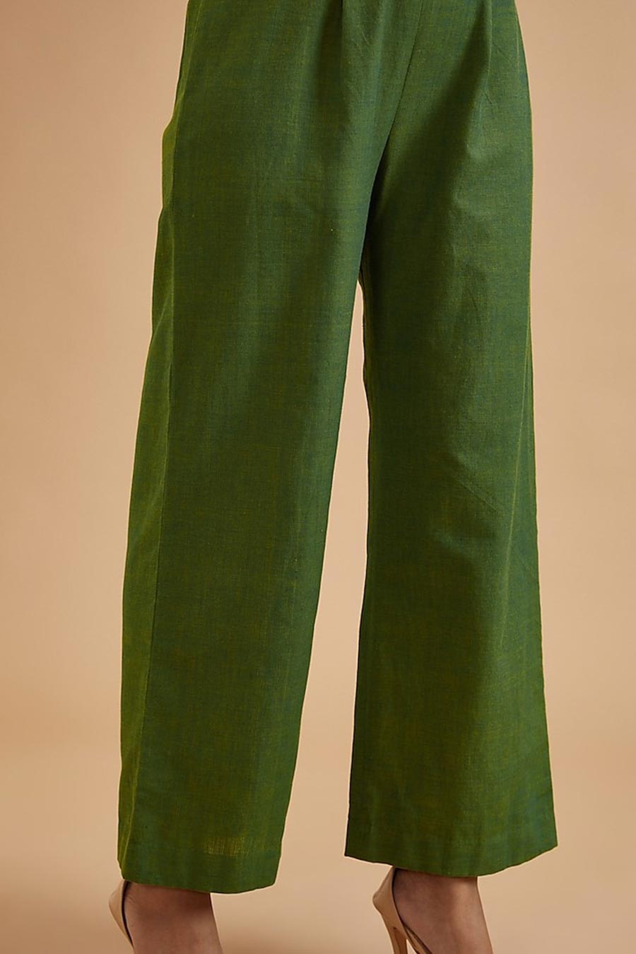 Basil Green Wide Leg Pants