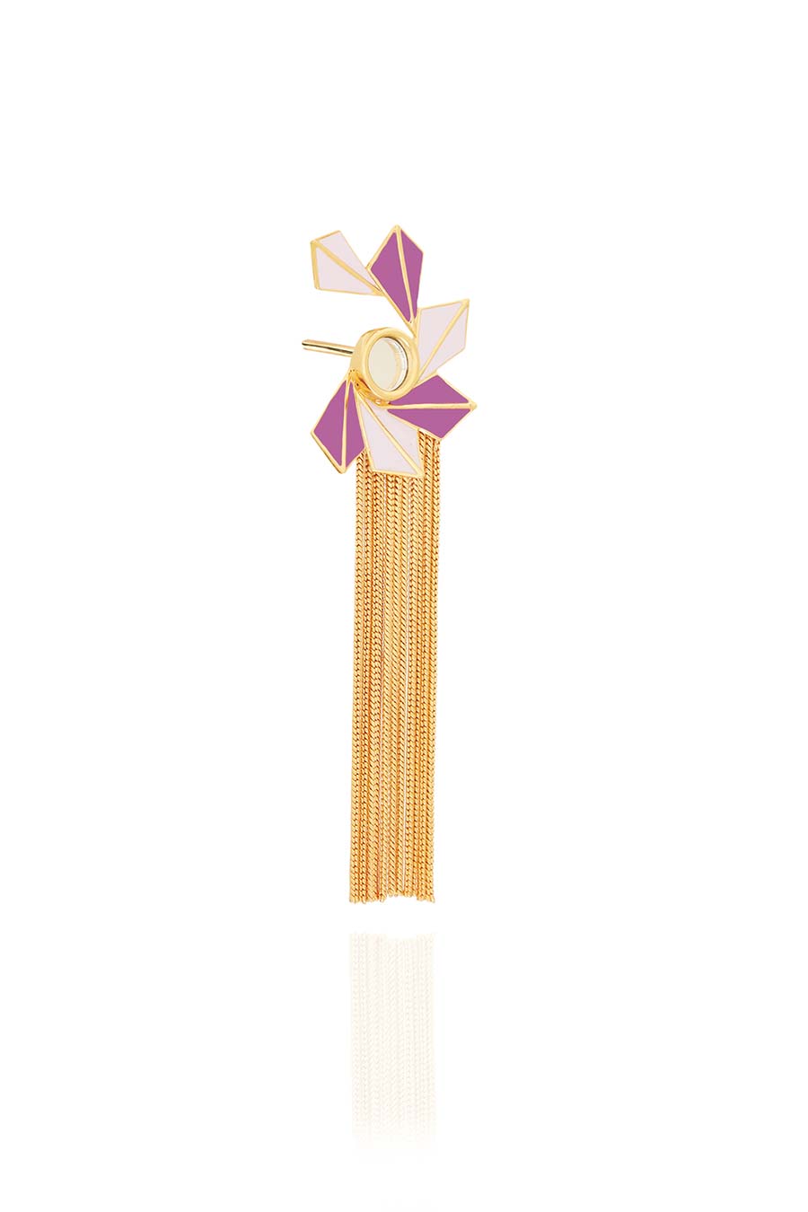 Cressida Gold Plated Tassels Earrings