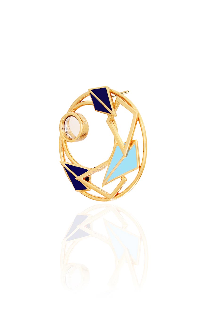Klara Bliss Gold Plated Stud Earrings