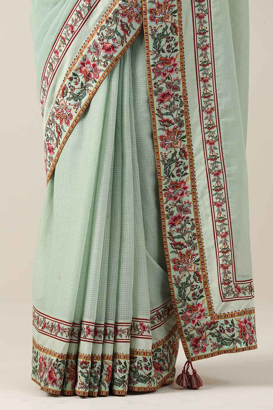 Harita Suman Double Border Saree Set