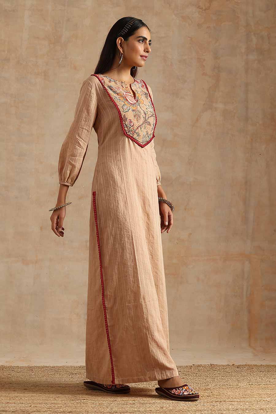 Badami Jaal Printed Kurta & Pant Set