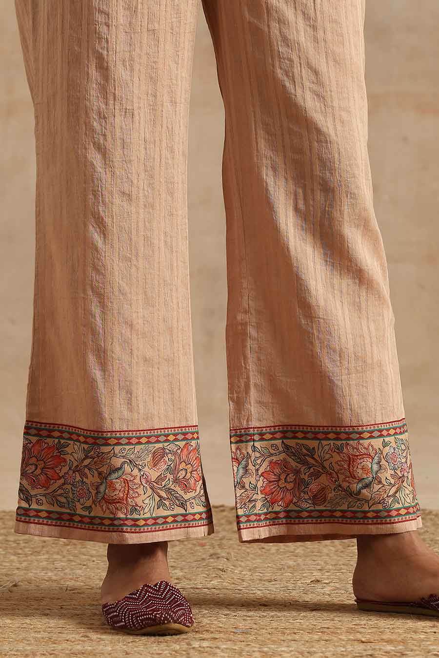 Badami Jaal Printed Kurta Set