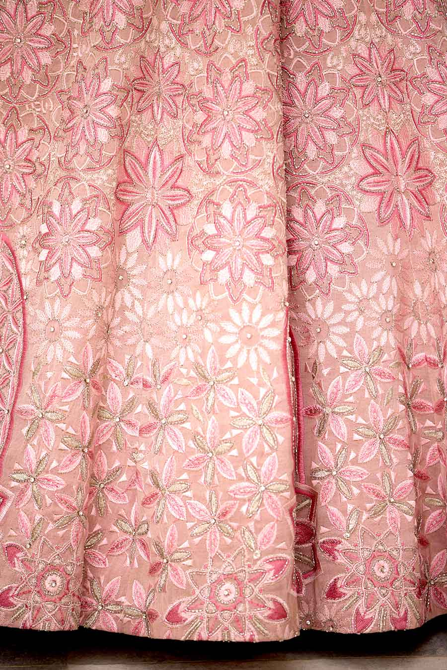 Pink Blush Blossom Embellished Lehenga Set