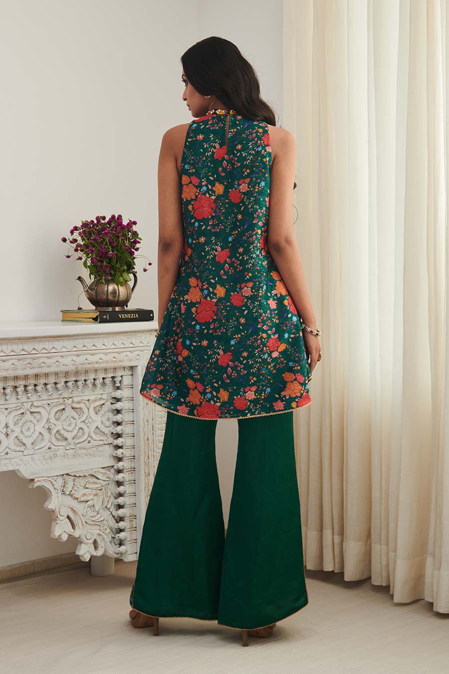 Green Irth Printed Top & Pant Co-Ord Set