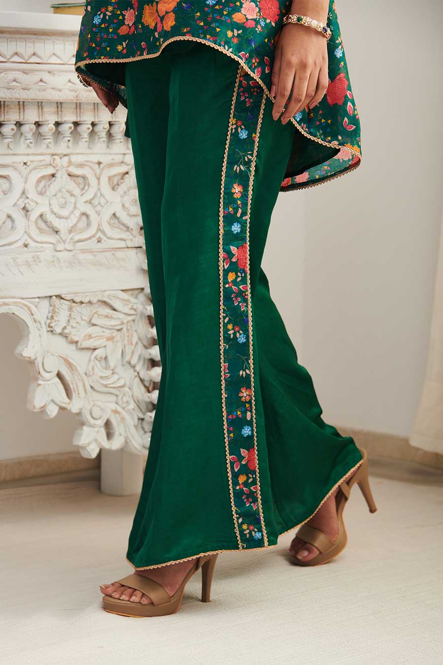 Green Irth Printed Top & Pant Co-Ord Set