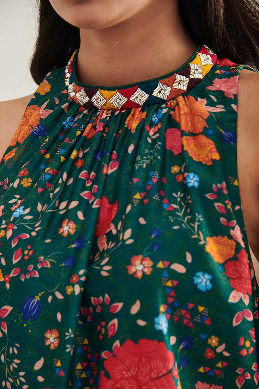 Green Irth Printed Top & Pant Co-Ord Set