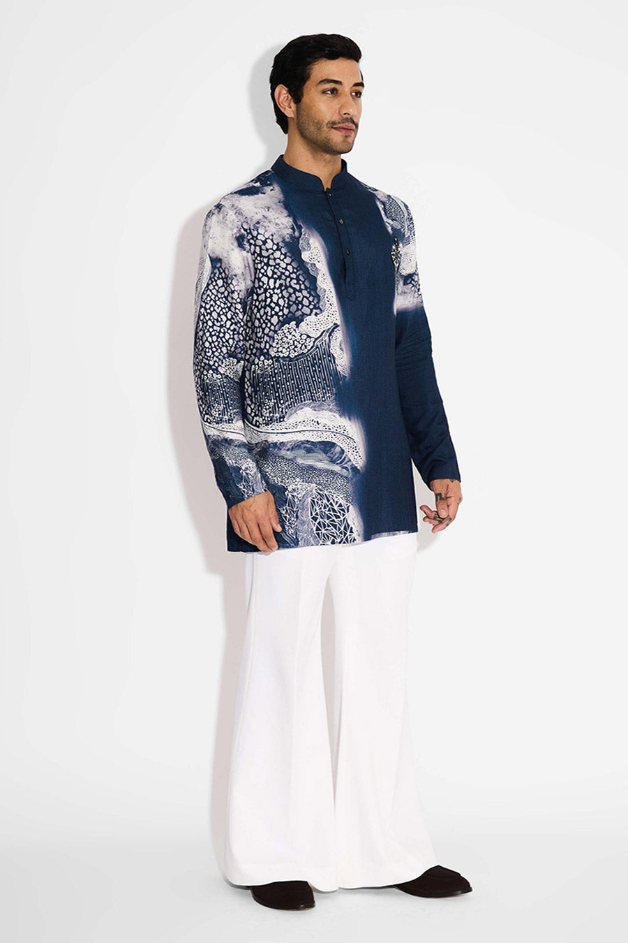 Ivory Bell-Bottom Pant
