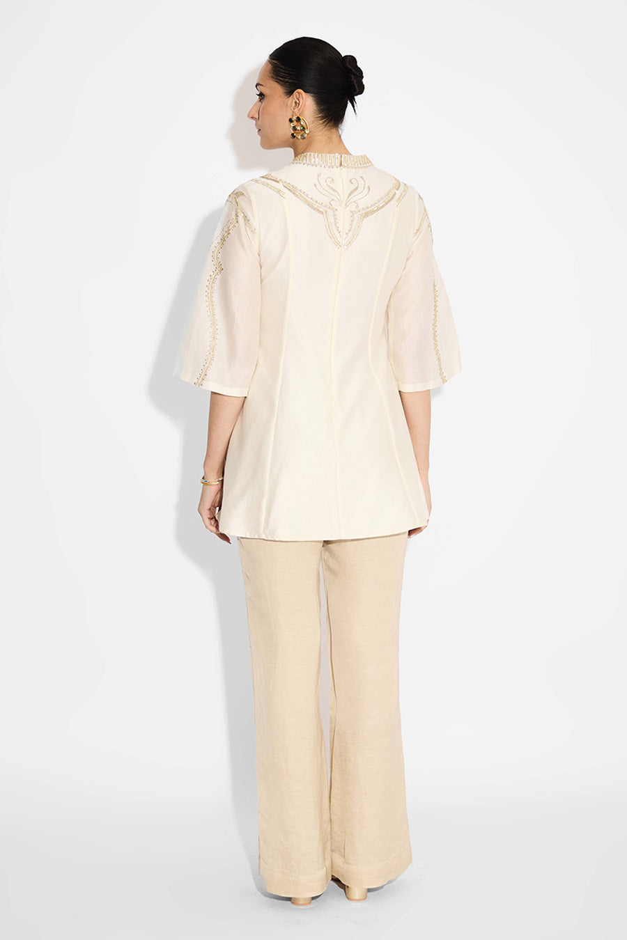 Ivory Embellished Top