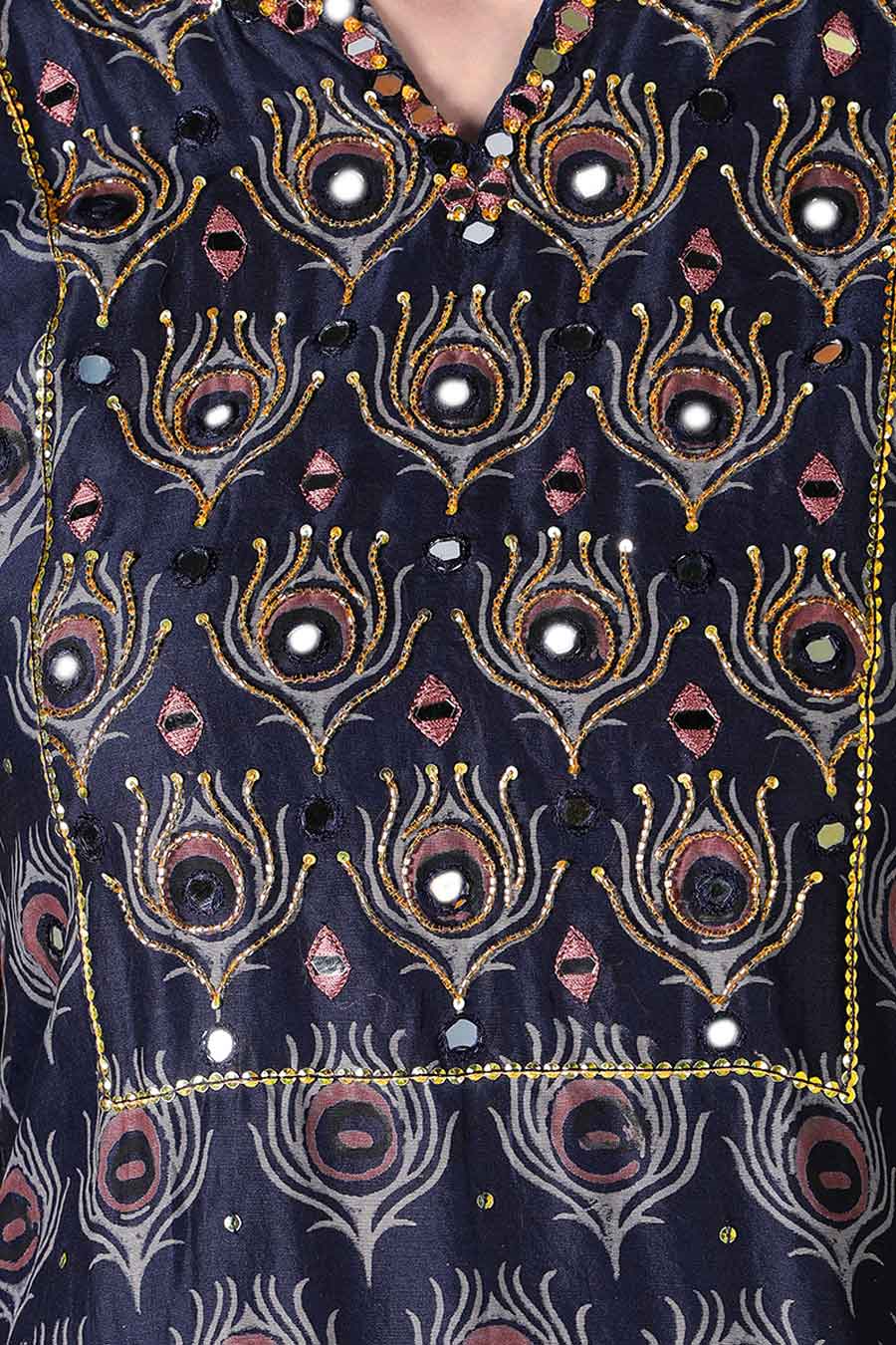 Amethyst Purple Printed Kurta Set