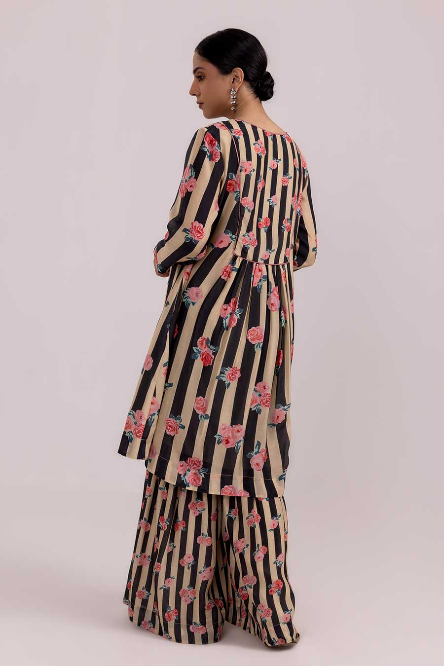 Rimi Desert Rose Printed Kurta & Sharara Set