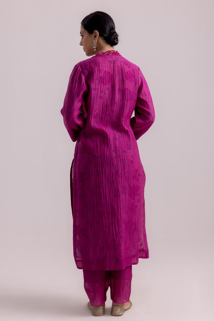Magenta Farah Embellished Kurta Set